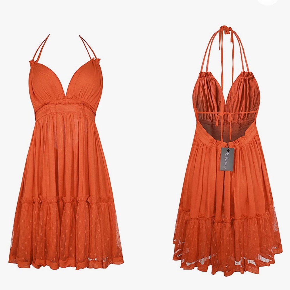 Orange R. Vivimos mini dress size XL
